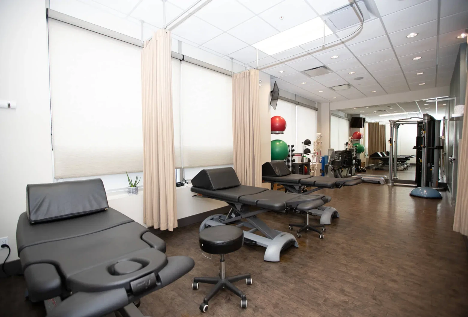 Patient walking freely